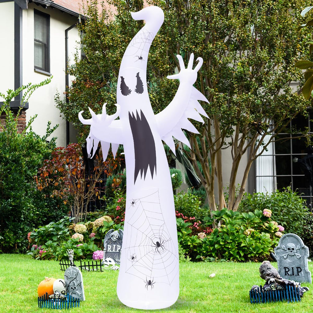 12 FT Halloween Inflatable Ghost with Built-in LEDs Q167