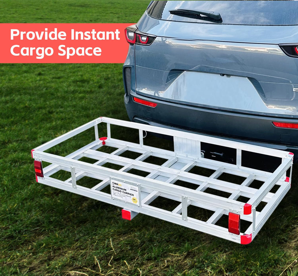 Aluminum Cargo Carrier 500 lb Capacity for 2" Hitches Z8109