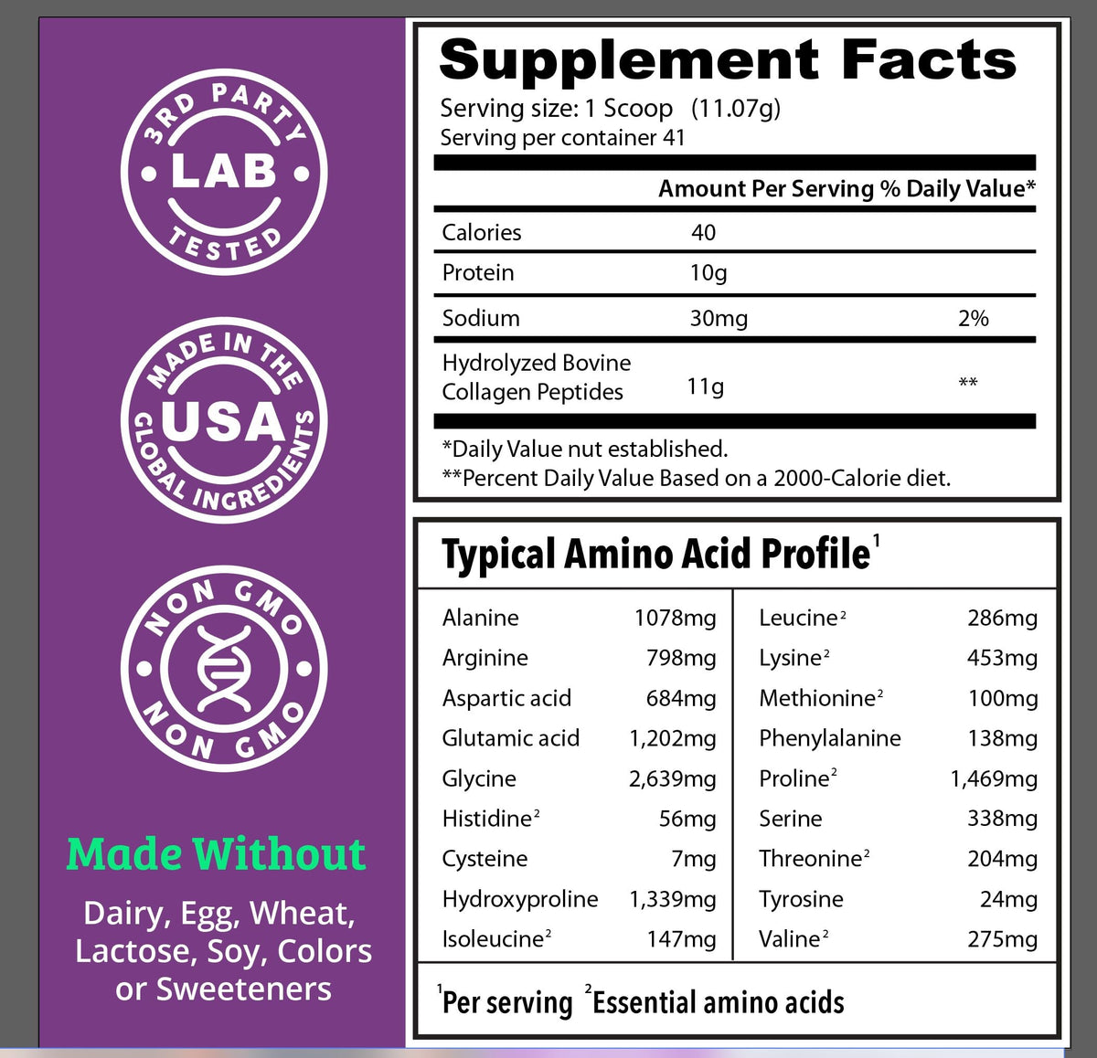 Hydrolyzed Collagen Peptides Powder C79068