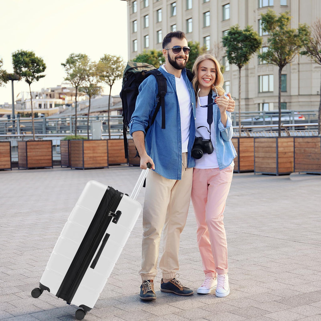 20 Inch Carry On Luggage with Spinner Wheels G24438