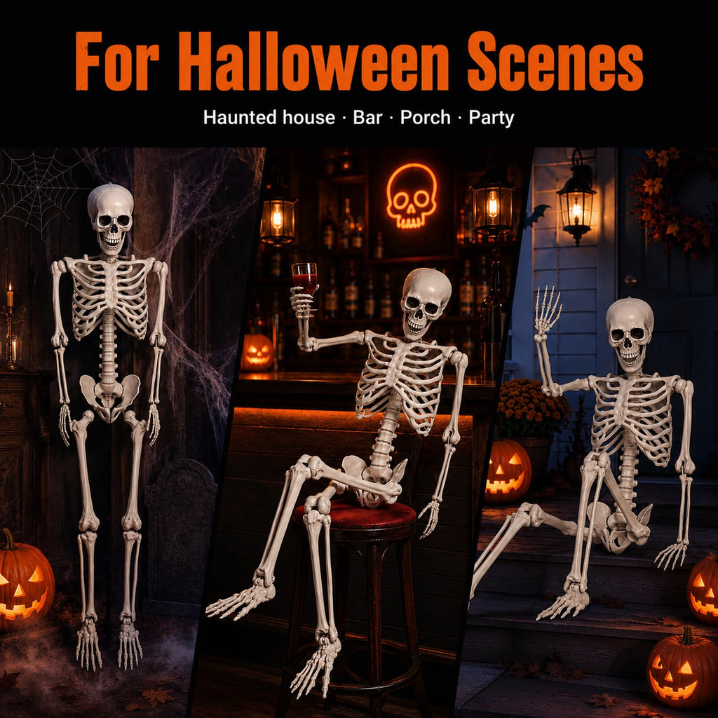 Life Size Full Body Skeleton Prop T951