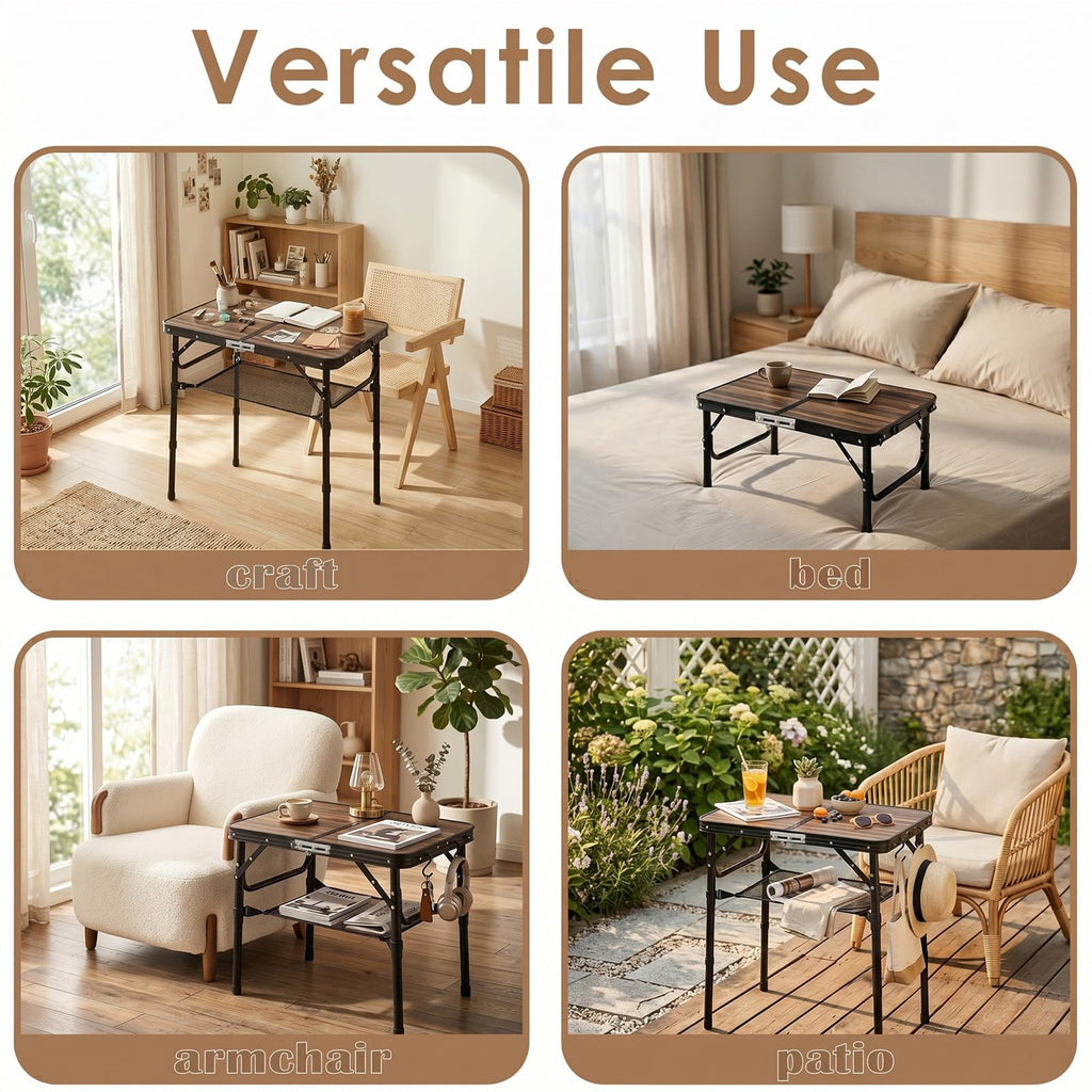 Folding Adjustable Height TV Tray Table M207933