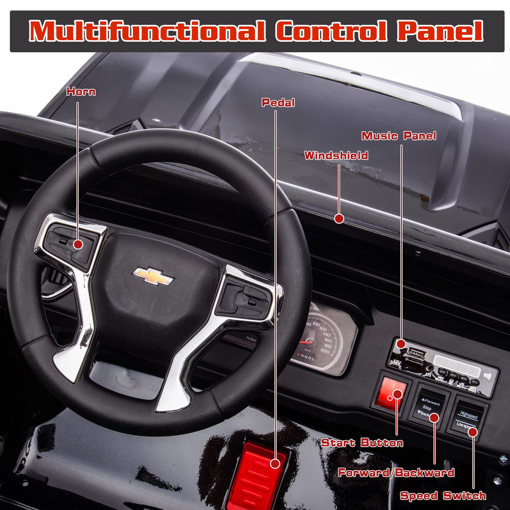 Black 2 Seats 24V Ride on Car A63605