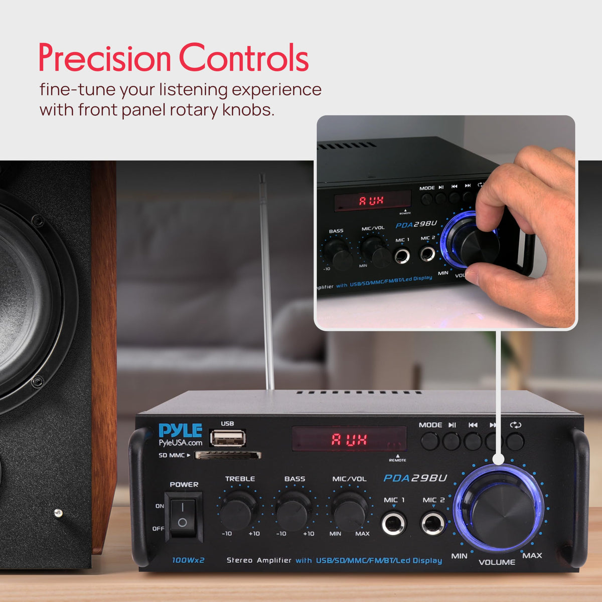 200W Bluetooth Compact Power Amplifier I1201