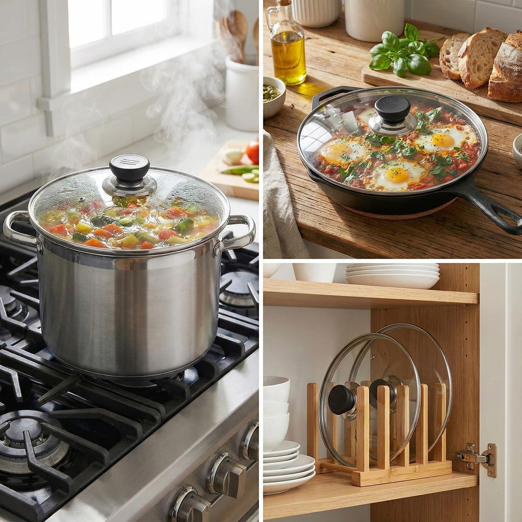 10 Inch Tempered Glass Pan Lid Y430