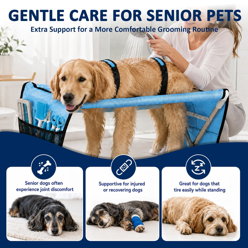 Pet Grooming Hammock with Stand M909233