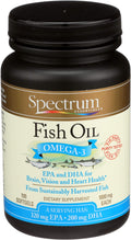 Fish Oil Omega-3 1000 mg 100 Count Softgels A6065