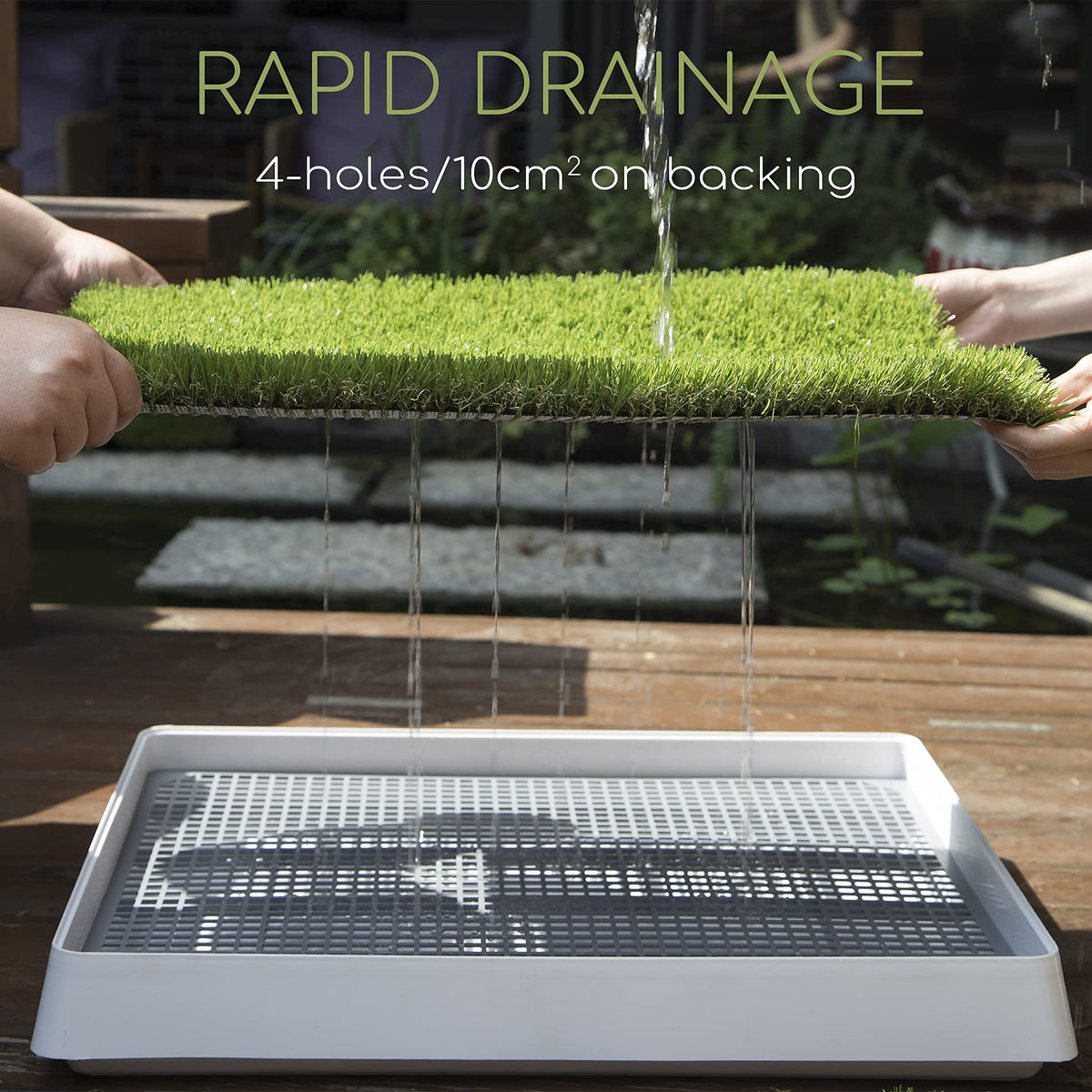 Dog Grass Pad with Tray V53889