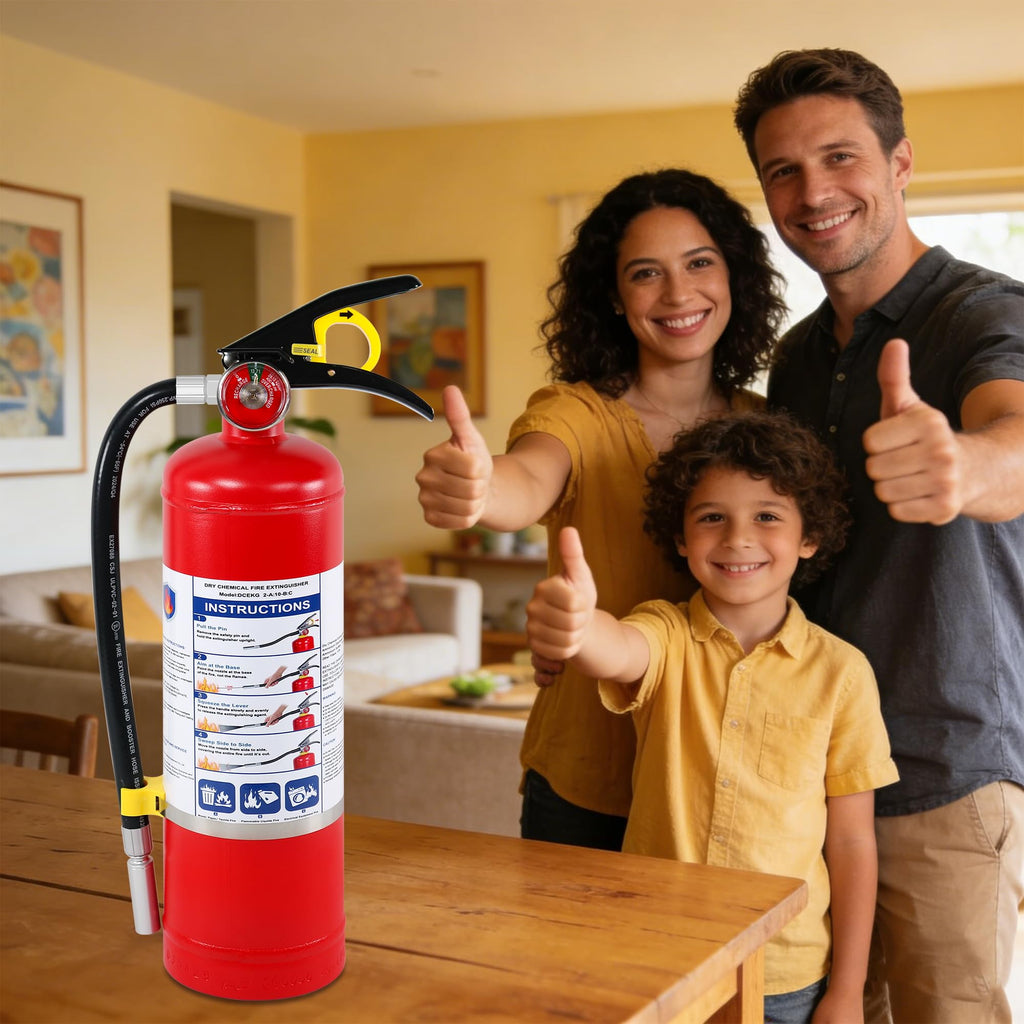 2-Pack 5 lb ABC Dry Chemical Fire Extinguishers L554