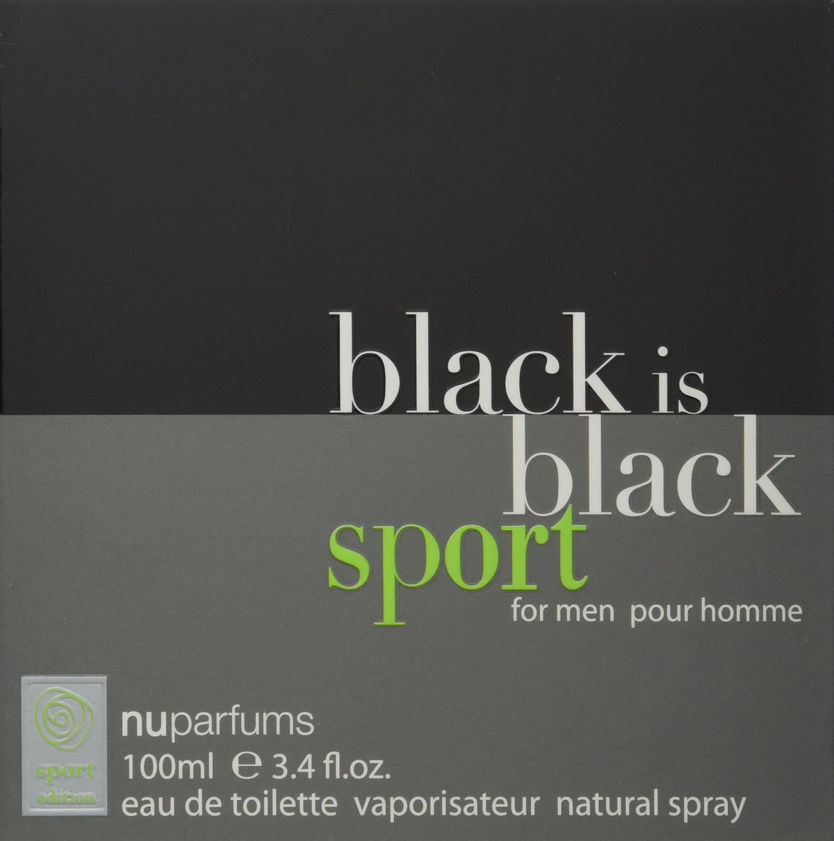 Black Eau de Toilette Spray for Men, 3.4 Ounce M155661