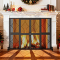 Fireplace Screen with Sliding Doors B463457