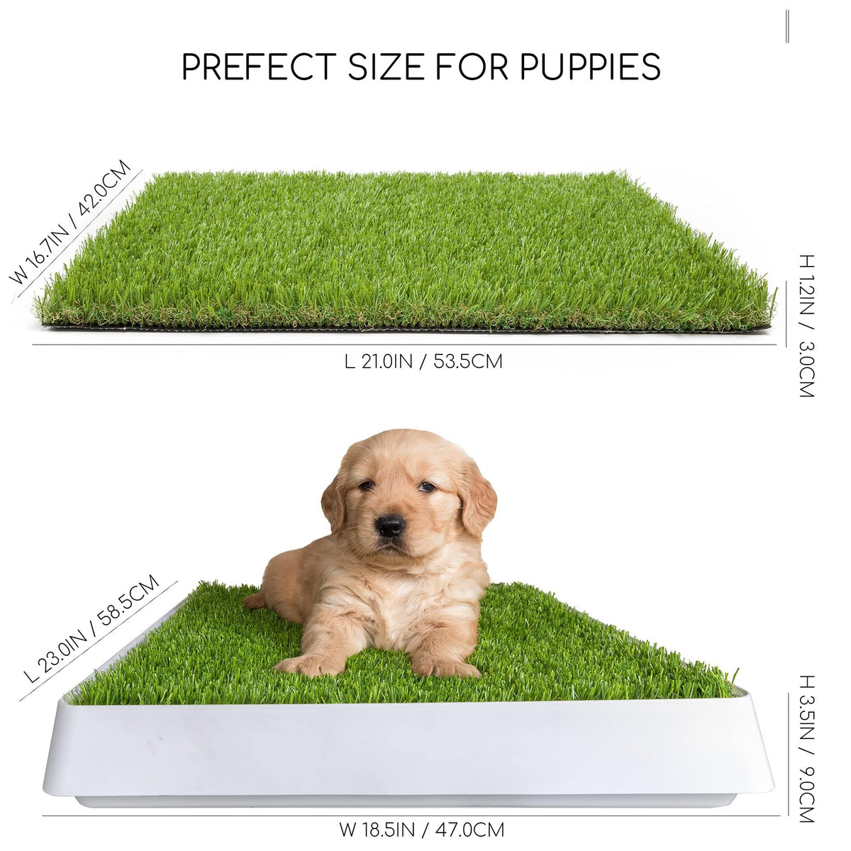 Dog Grass Pad with Tray V53889