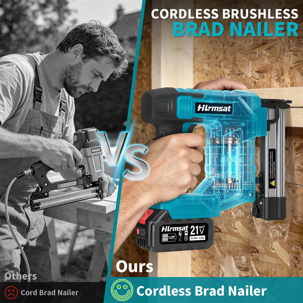 18 Gauge Cordless Brad Nailer U201
