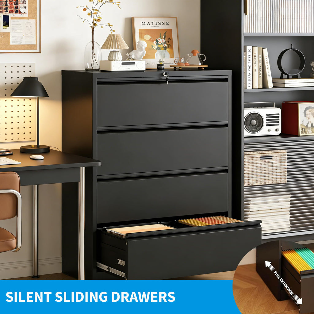 4 Drawer Steel File Cabinet with Lock A25157