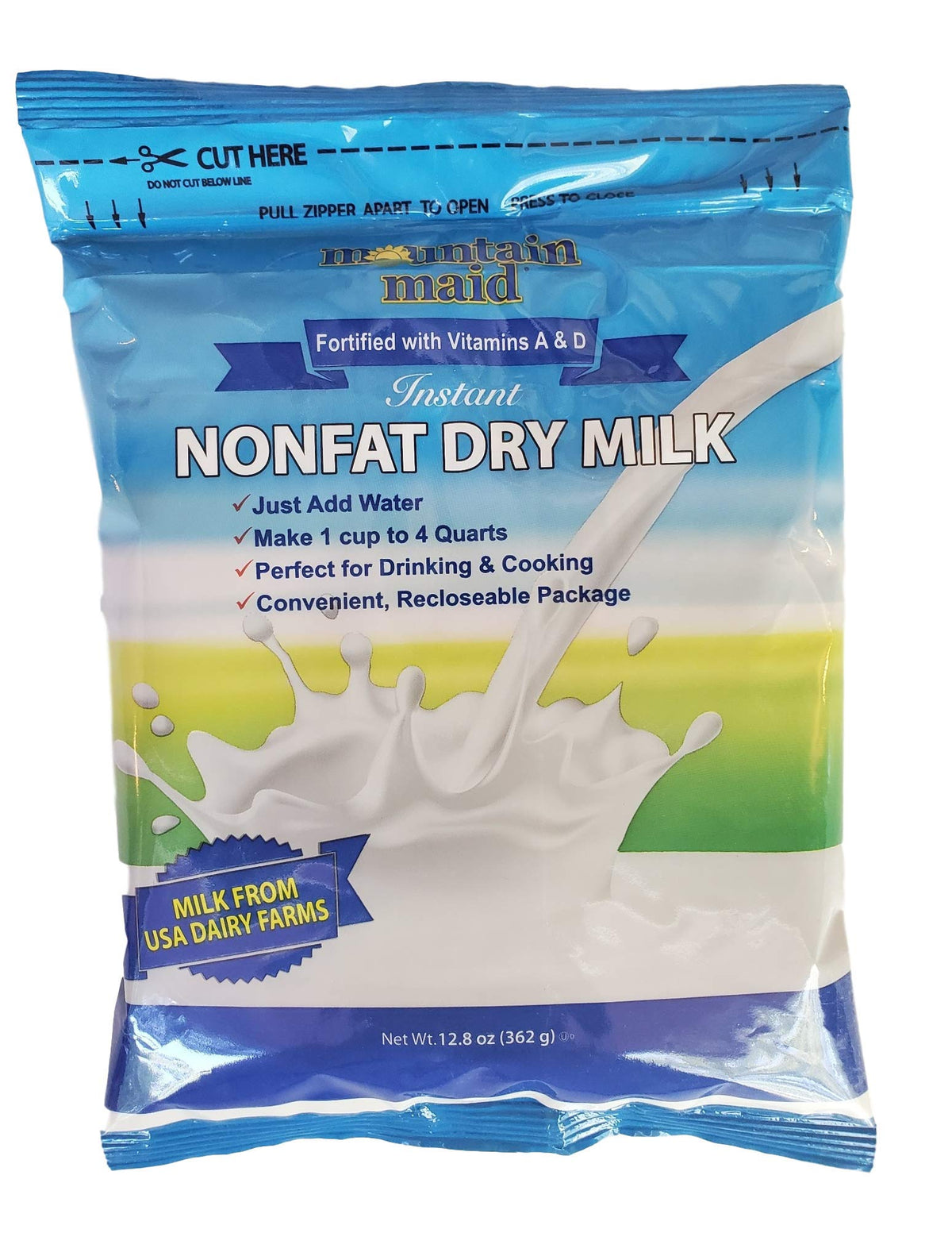 Instant Nonfat Dry Milk Powder 12.8 Oz K68520