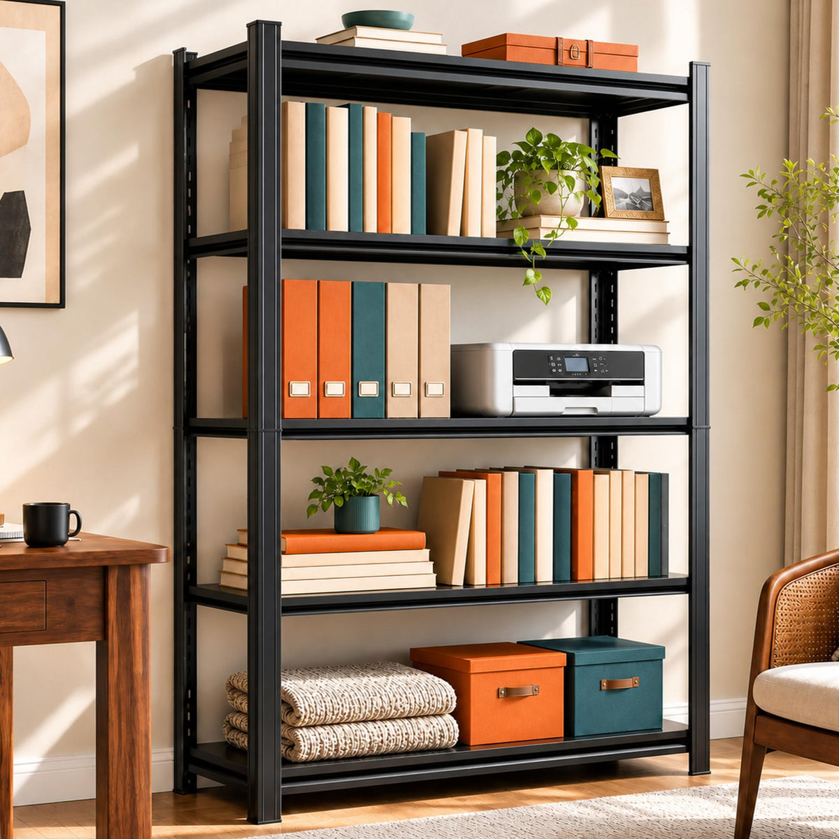 Metal Adjustable Heavy Duty Bookshelf J600