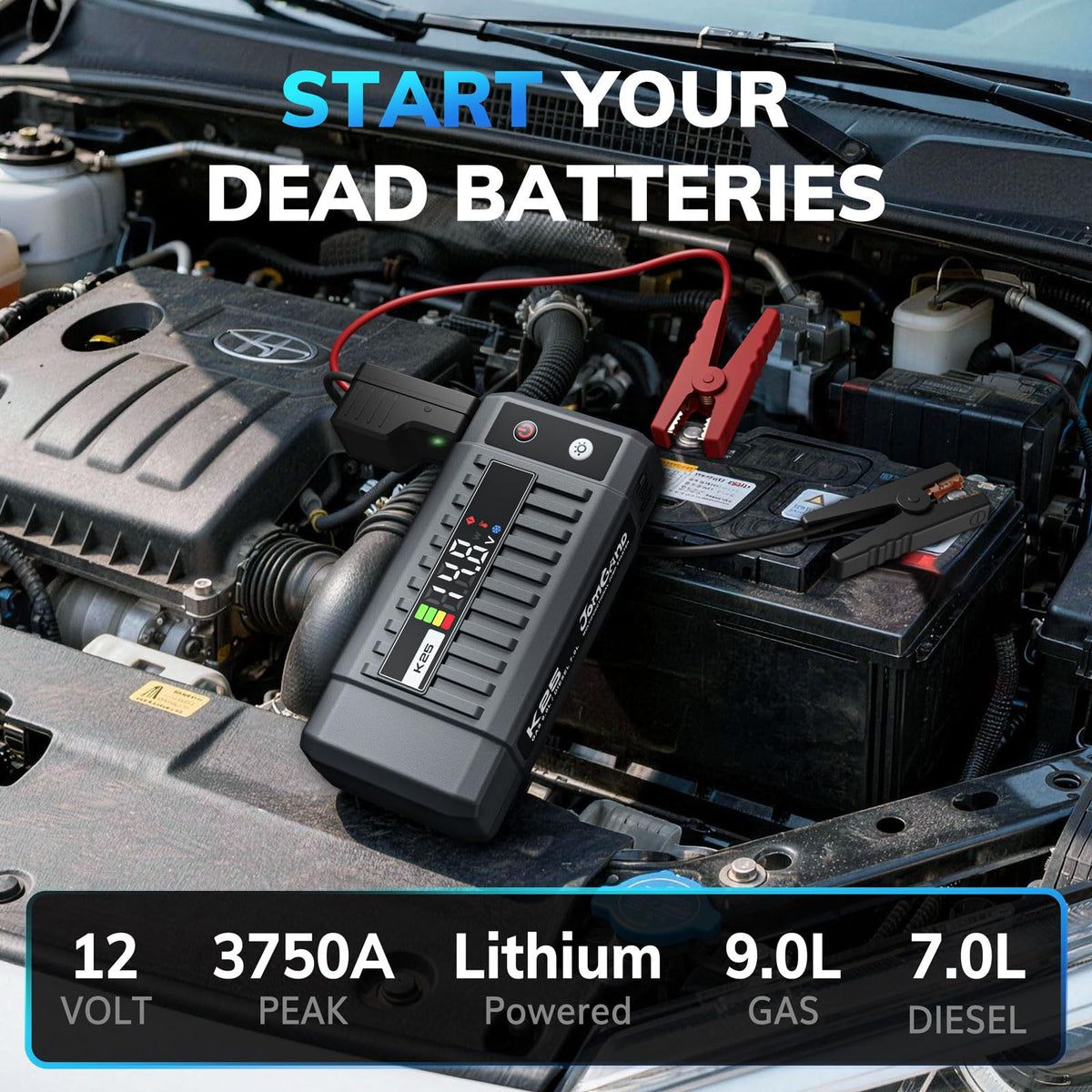 12V Portable Jump Starter G2492