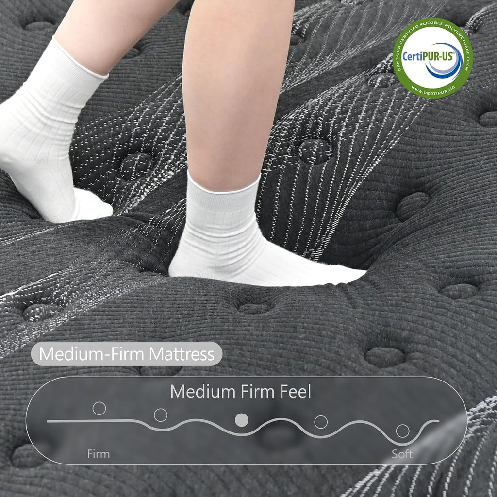 Full Size 12 inch Hybrid Memory Foam Mattress L57922