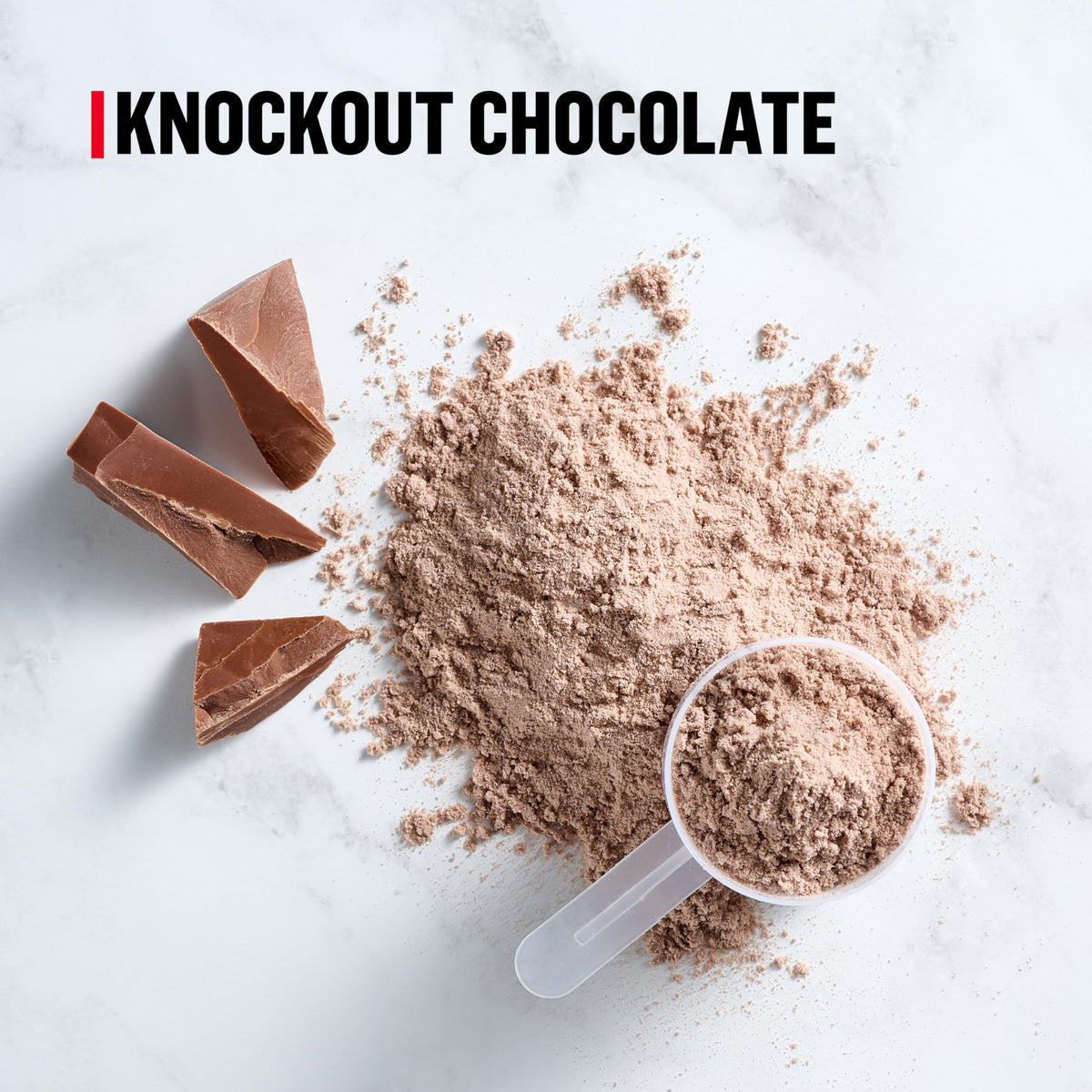 Knockout Chocolate Protein Powder, 5 Pound, 50g Protein D5004