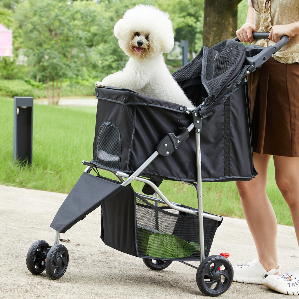 Foldable 3 Wheel Pet Stroller C8691