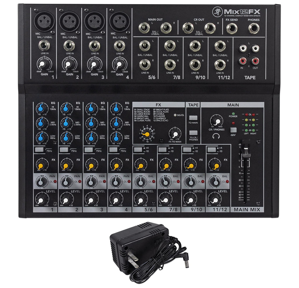 15" Powered PA Speakers 2-Pack with Mixer V89166