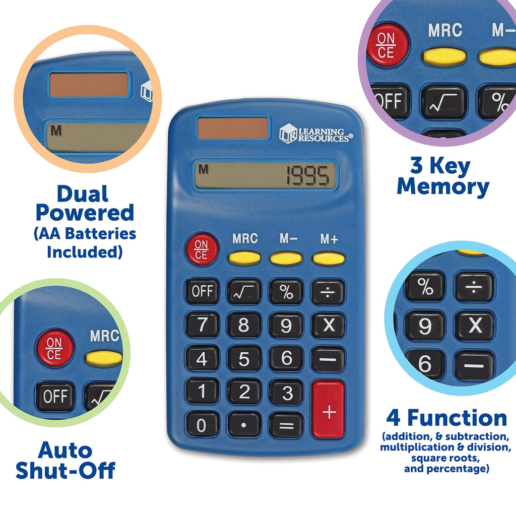 Primary Calculators Set of 10 Y31209